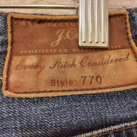 Men's Lined J Crew Blue Jeans With Kaihara Denim - Picture 3 of 13